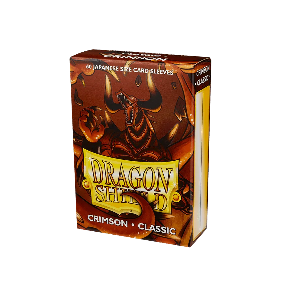 Dragon Shield - Classic Sleeves - Japanese Size - 60pk - Crimson