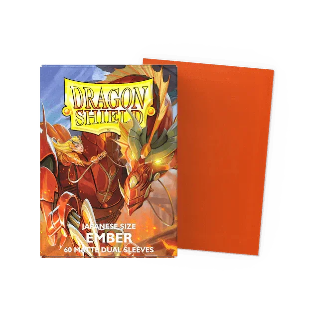 Dragon Shield - Dual Matte Sleeves - Japanese Size - 60pk - Ember