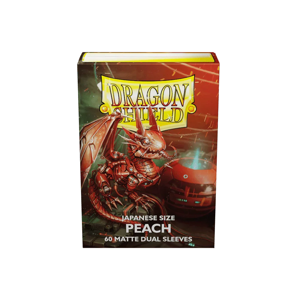 Dragon Shield - Dual Matte Sleeves - Japanese Size - 60pk - Peach