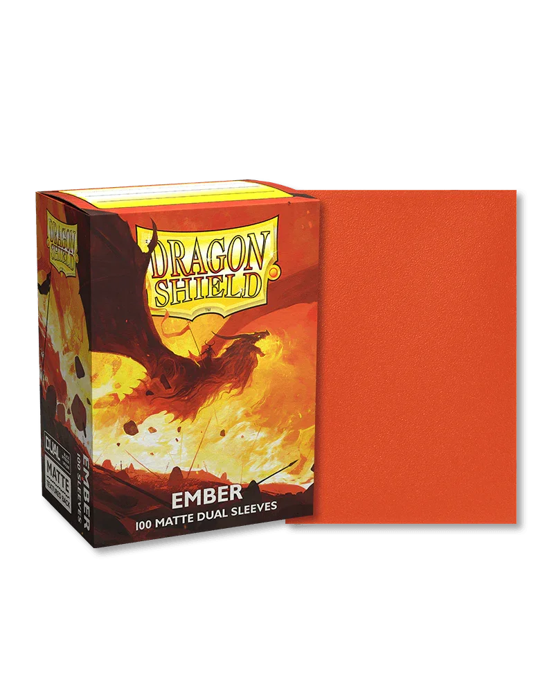 Dragon Shield - Dual Matte Sleeves - Standard Size - 100pk - Ember