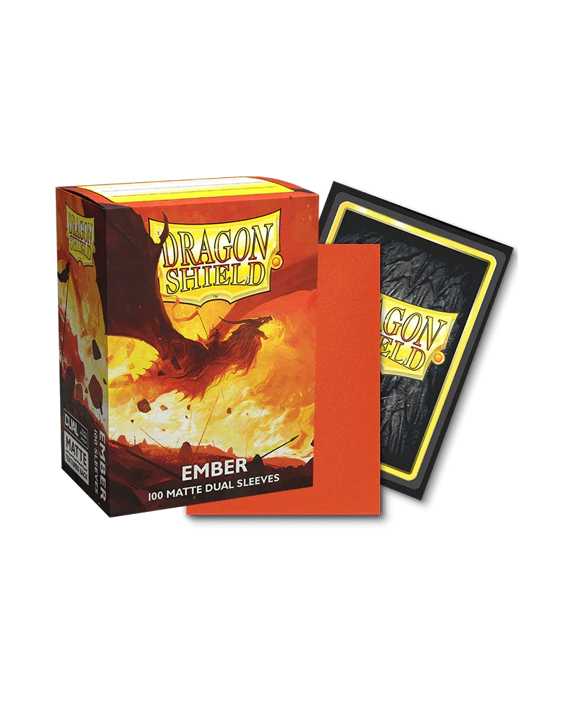 Dragon Shield - Dual Matte Sleeves - Standard Size - 100pk - Ember