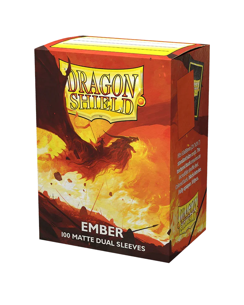 Dragon Shield - Dual Matte Sleeves - Standard Size - 100pk - Ember