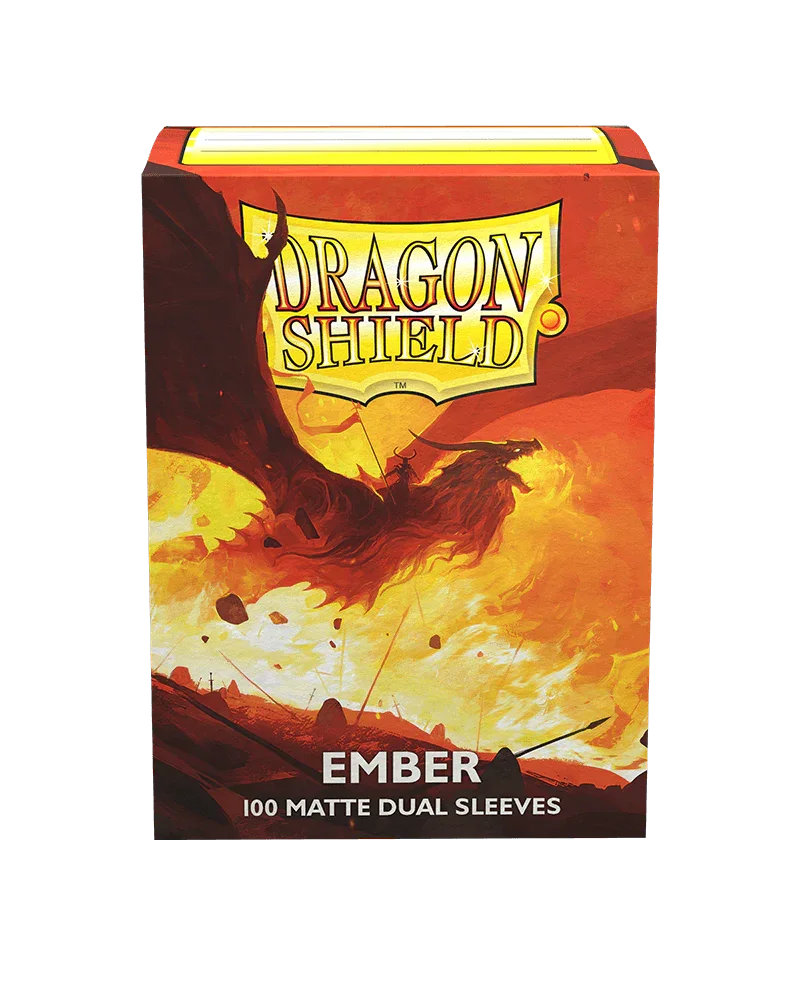Dragon Shield - Dual Matte Sleeves - Standard Size - 100pk - Ember