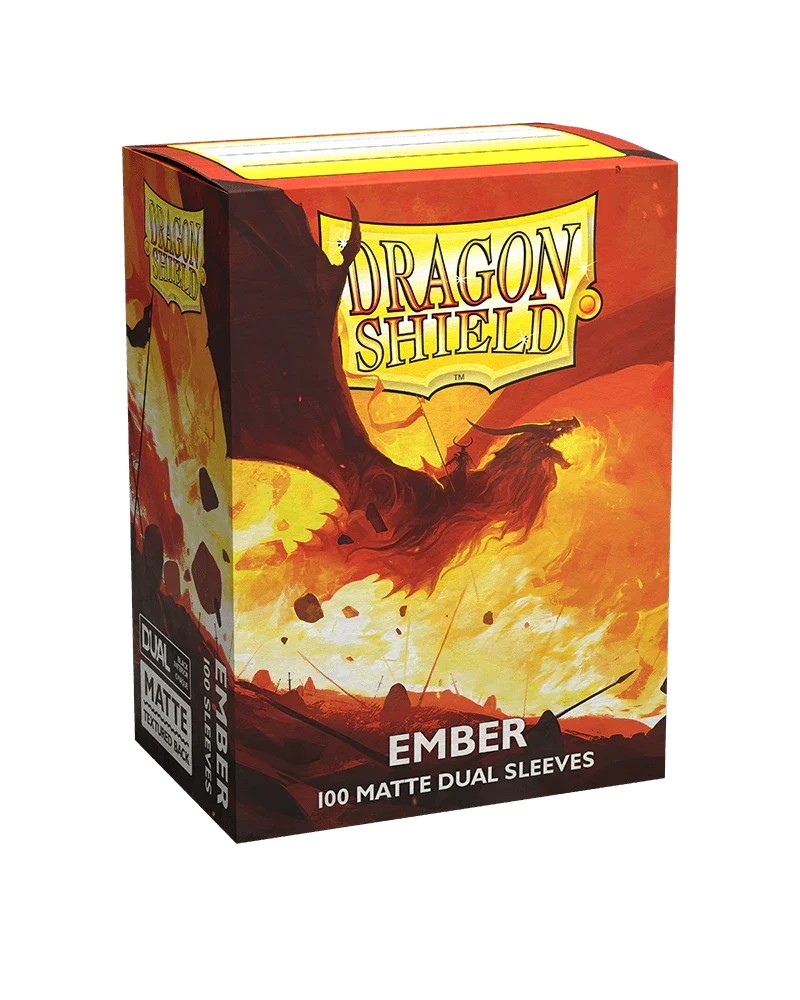 Dragon Shield - Dual Matte Sleeves - Standard Size - 100pk - Ember