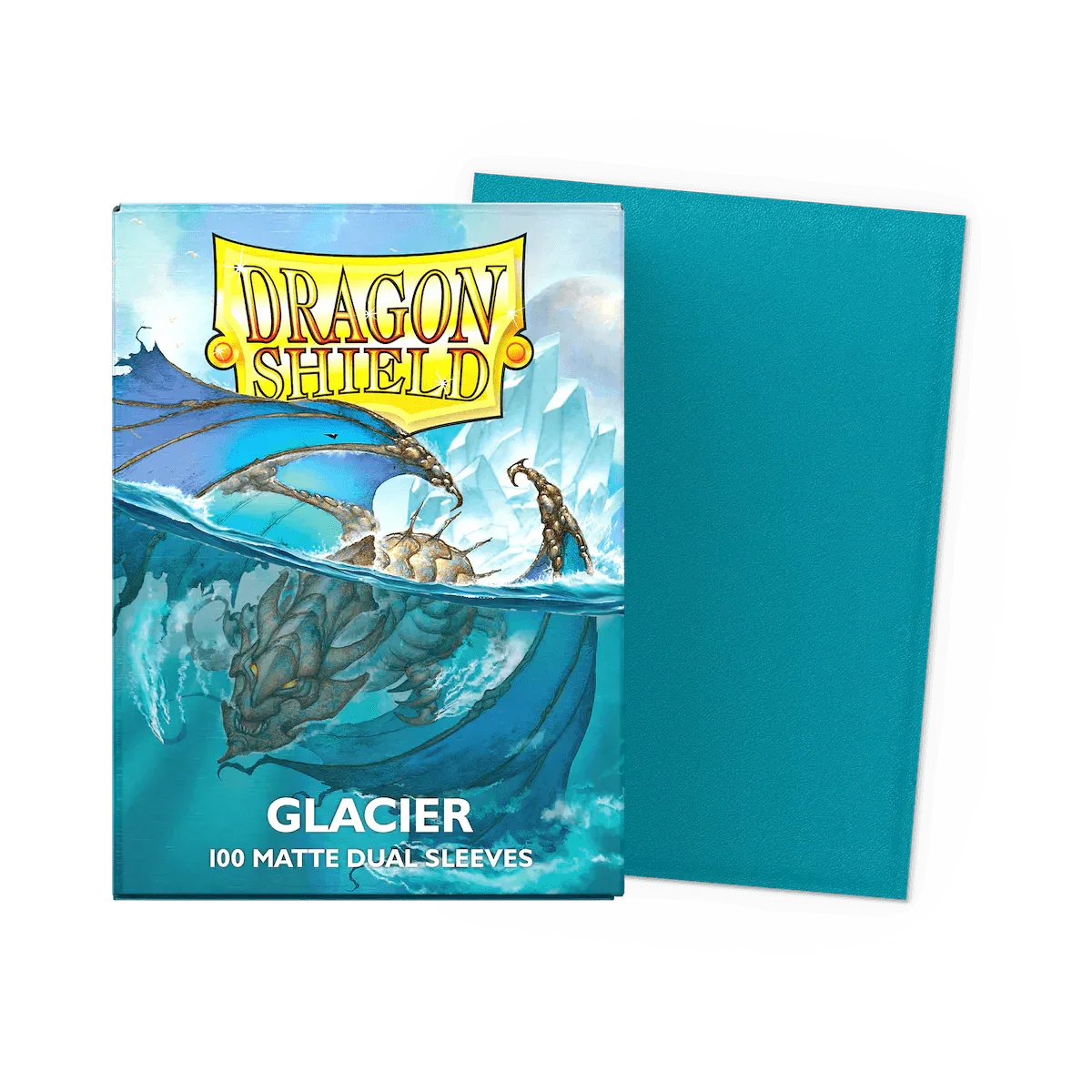Dragon Shield - Dual Matte Sleeves - Standard Size - 100pk - Glacier Miniom