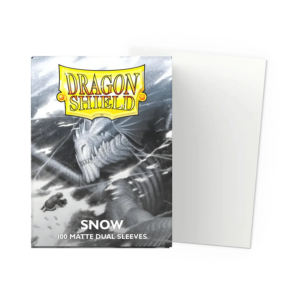 Dragon Shield - Dual Matte Sleeves - Standard Size - 100pk - Snow