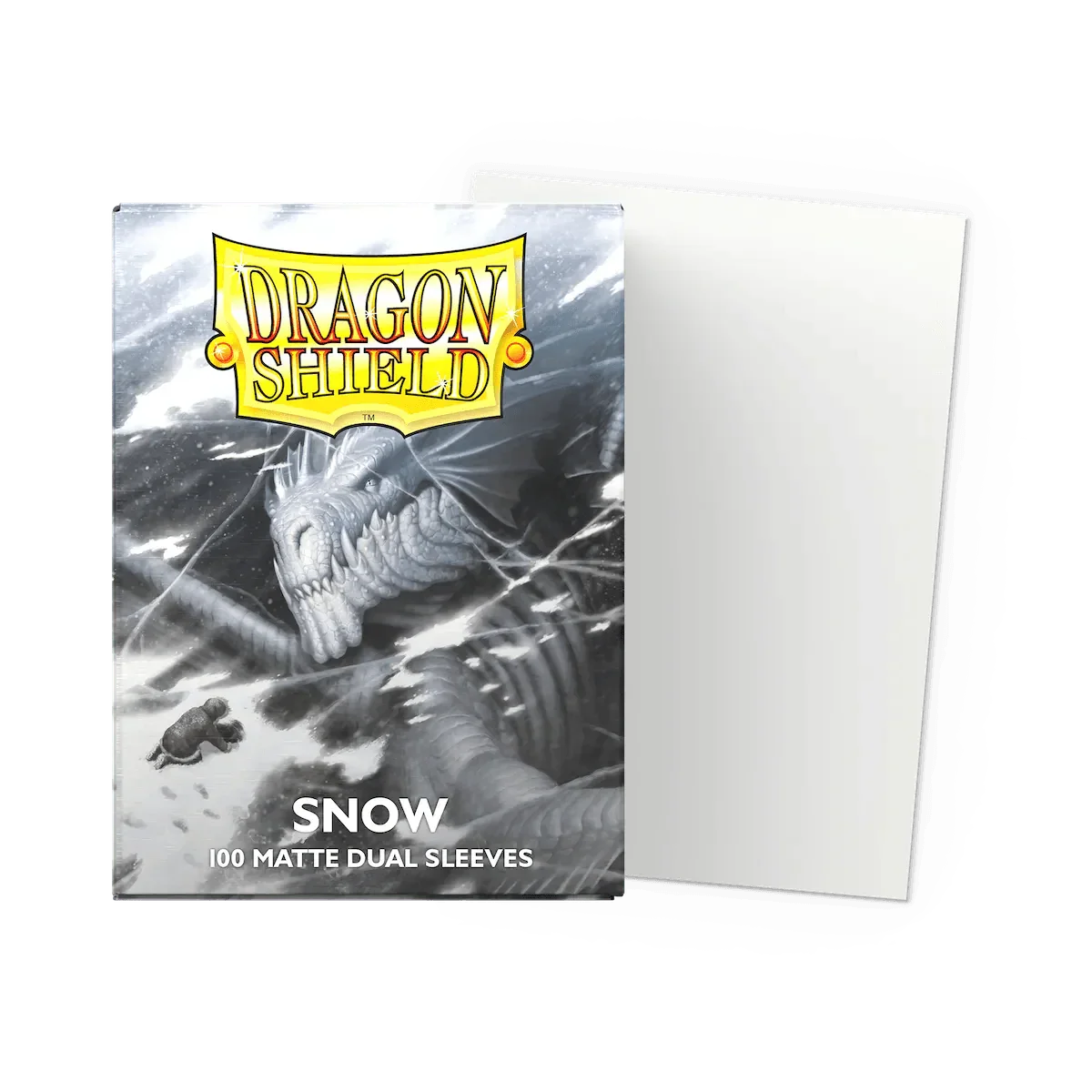 Dragon Shield - Dual Matte Sleeves - Standard Size - 100pk - Snow