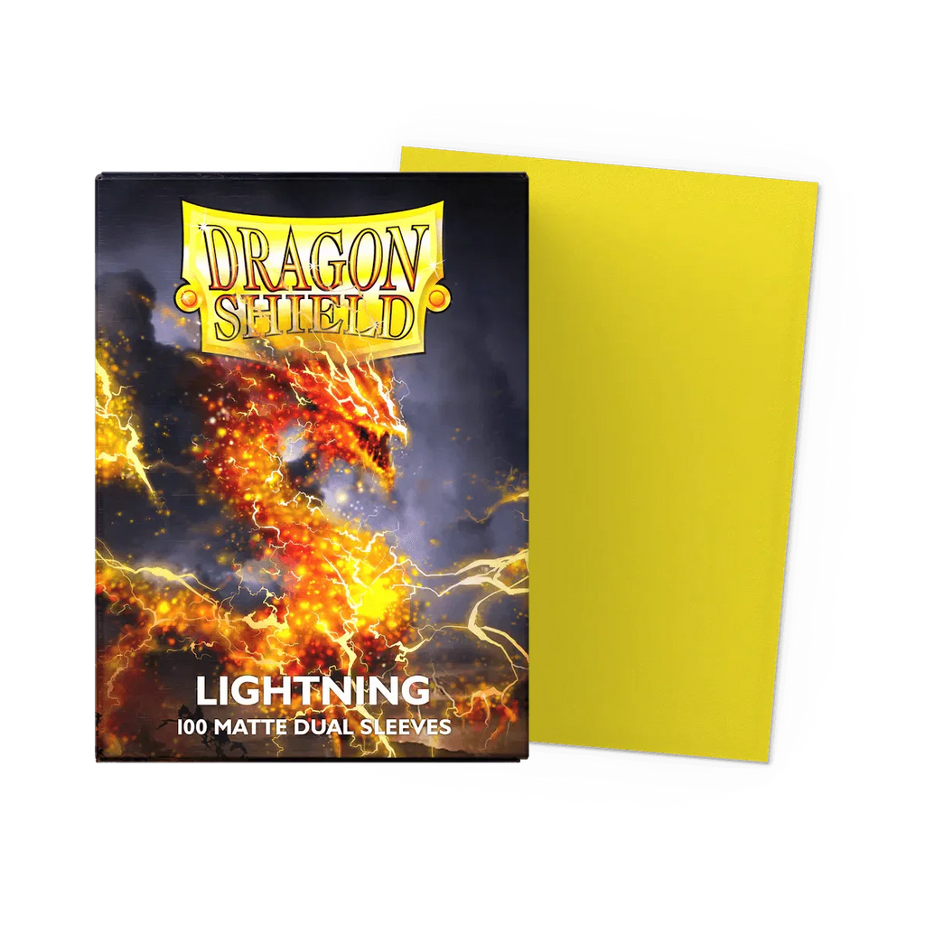 Dragon Shield - Matte Dual Sleeves - Standard Size - 100pk - Lightning