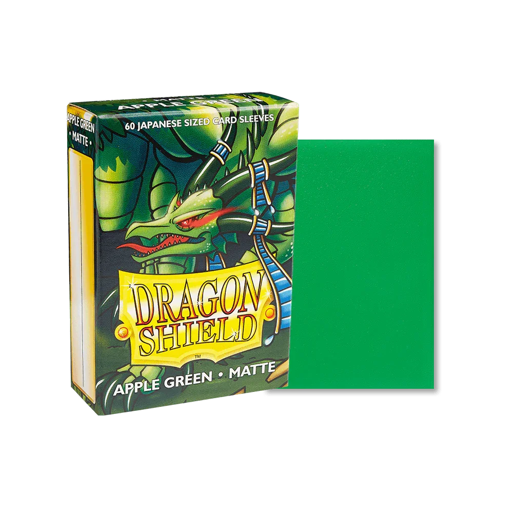 Dragon Shield - Matte Sleeves - Japanese Size - 60pk - Apple Green