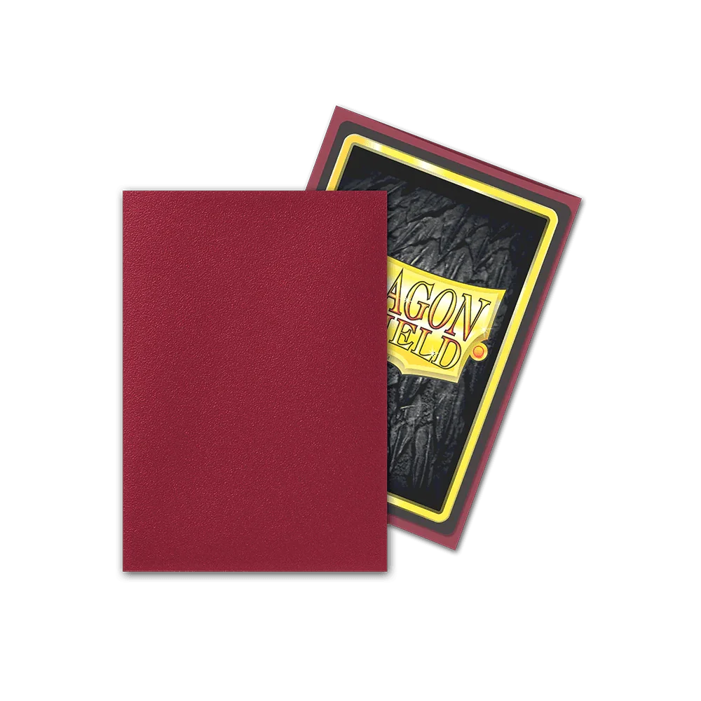 Dragon Shield - Matte Sleeves - Japanese Size - 60pk - Blood Red