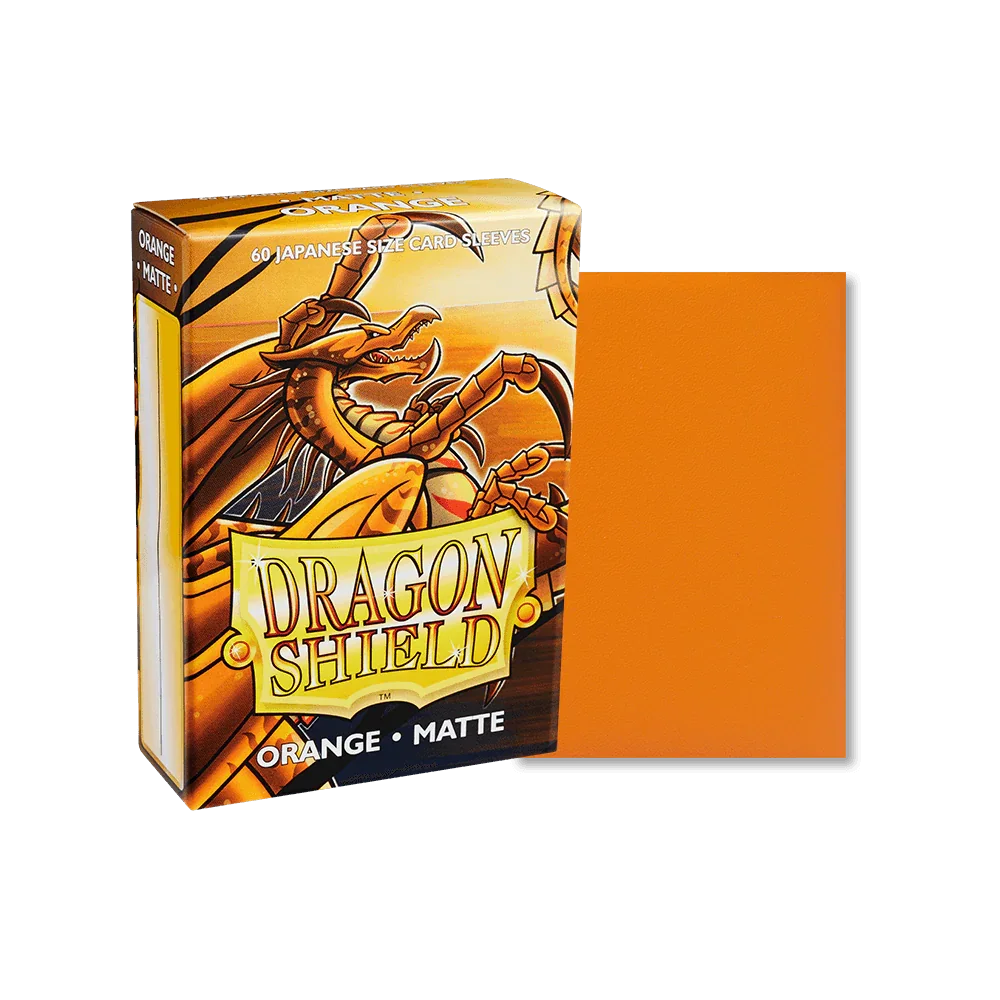 Dragon Shield - Matte Sleeves - Japanese Size - 60pk - Orange