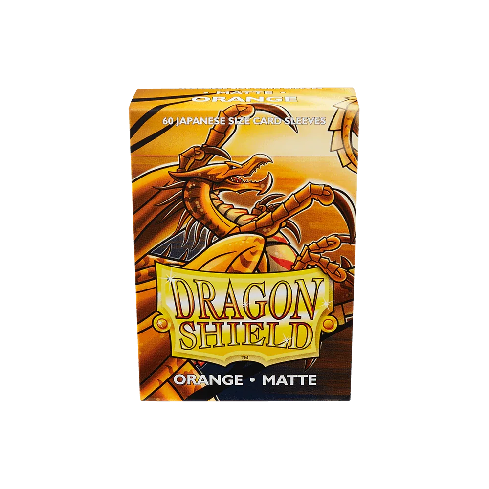Dragon Shield - Matte Sleeves - Japanese Size - 60pk - Orange