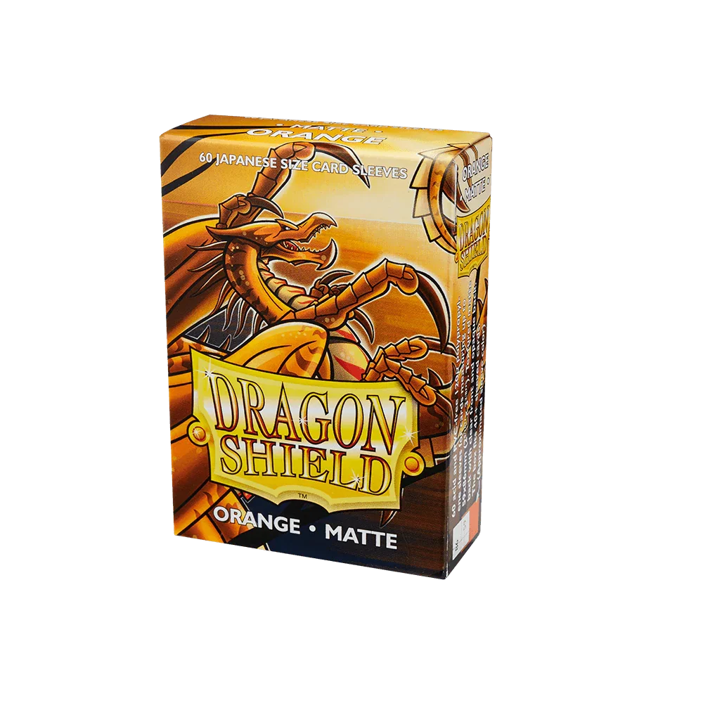 Dragon Shield - Matte Sleeves - Japanese Size - 60pk - Orange