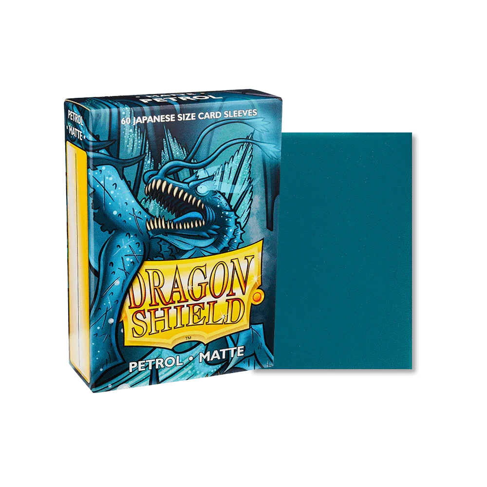 Dragon Shield - Matte Sleeves - Japanese Size - 60pk - Petrol