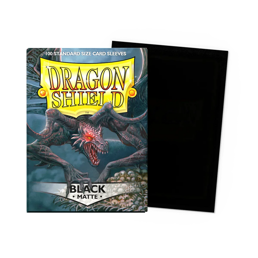 Dragon Shield - Matte Sleeves - Standard Size - 100pk - Black