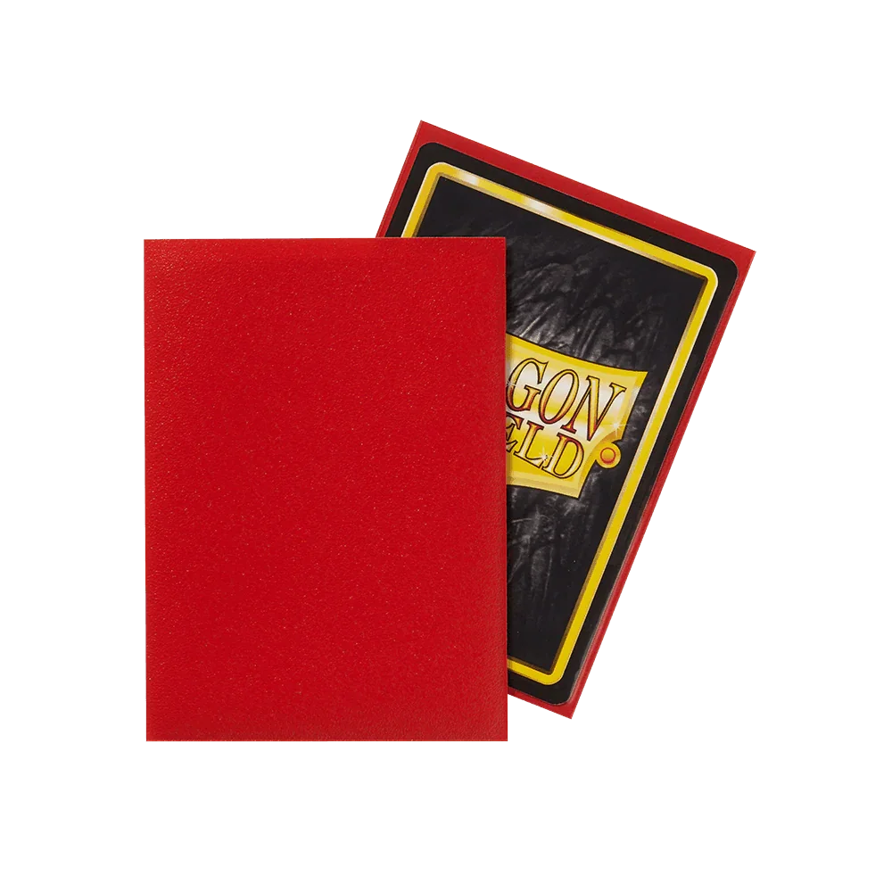 Dragon Shield - Matte Sleeves - Standard Size - 100pk - Crimson