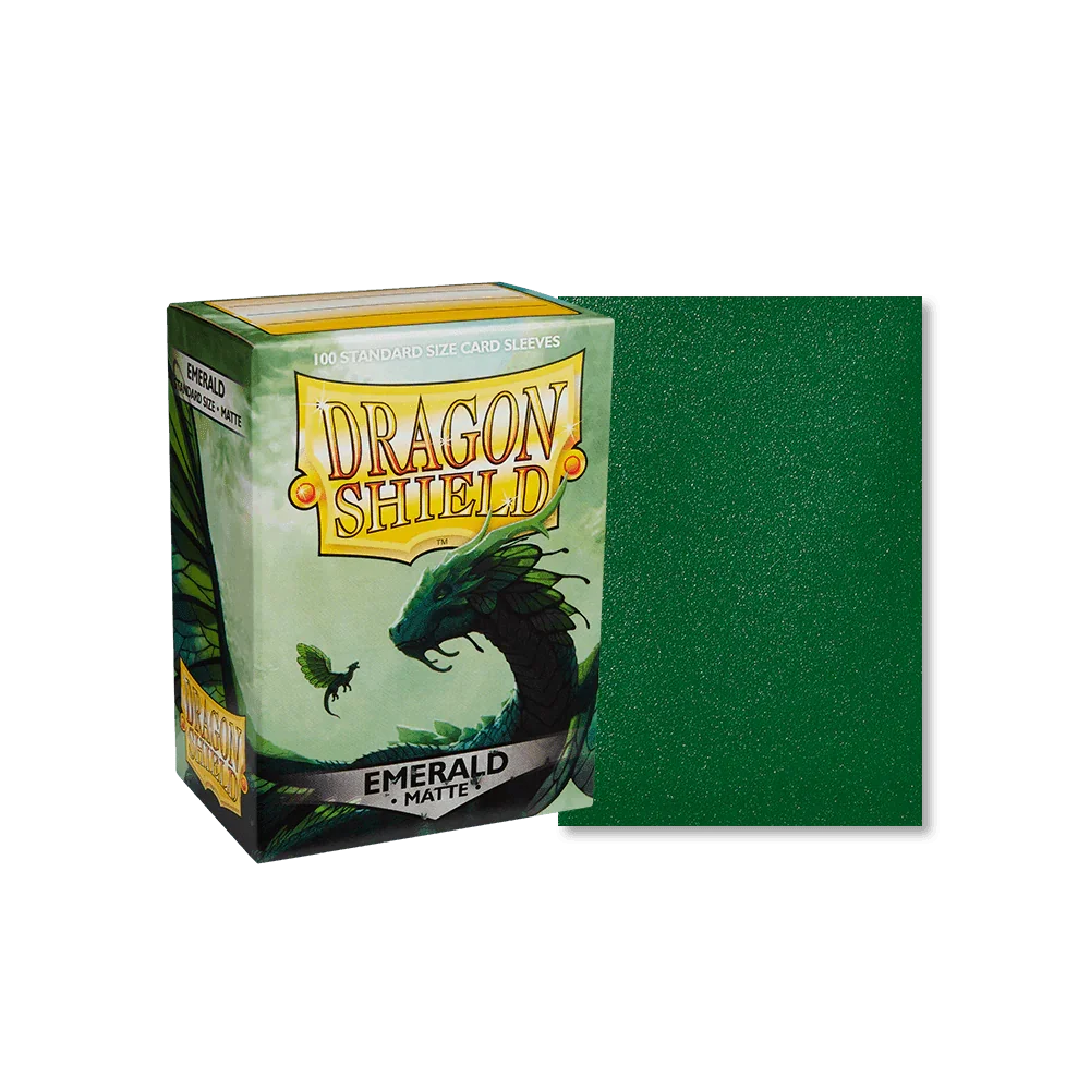 Dragon Shield - Matte Sleeves - Standard Size - 100pk - Emerald