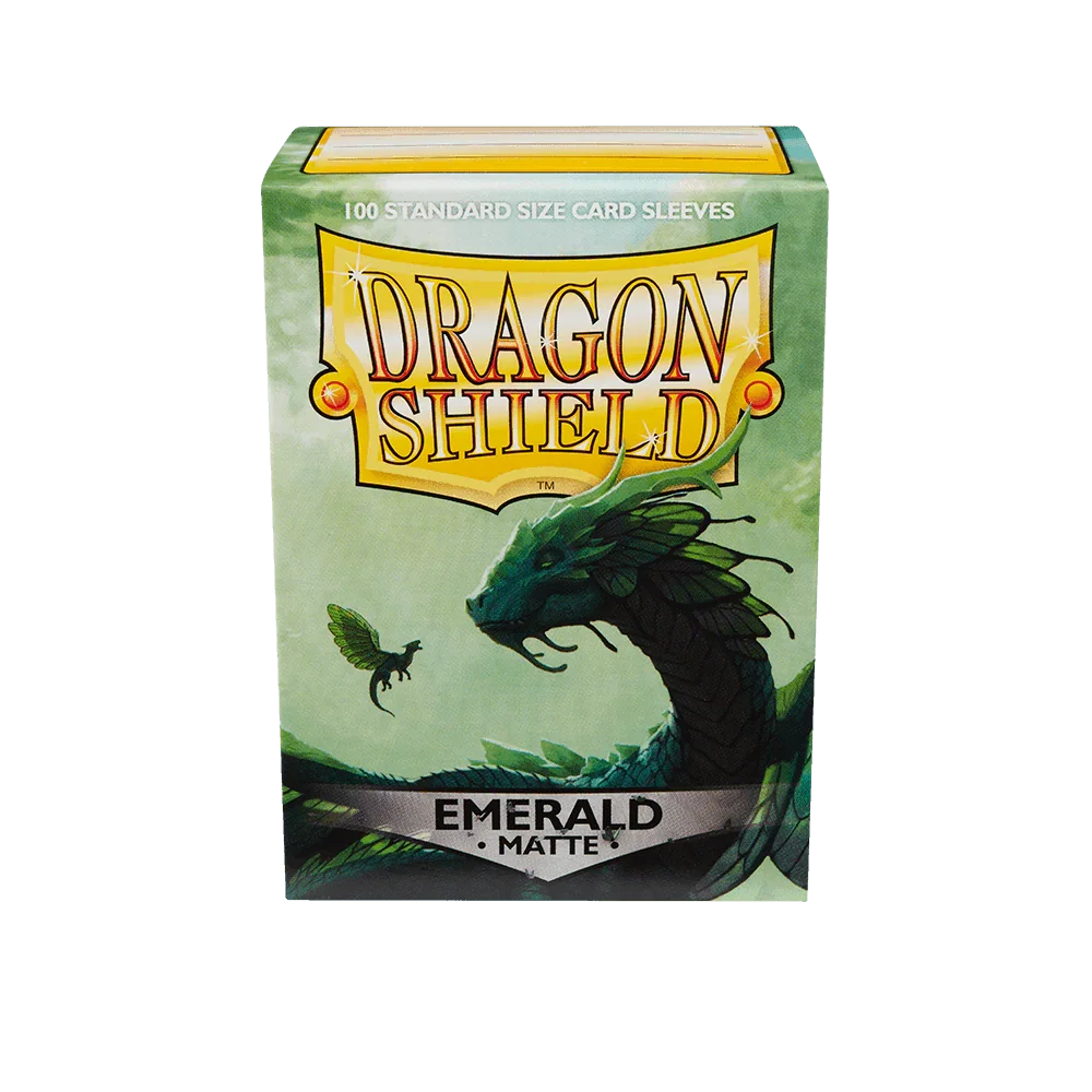 Dragon Shield - Matte Sleeves - Standard Size - 100pk - Emerald
