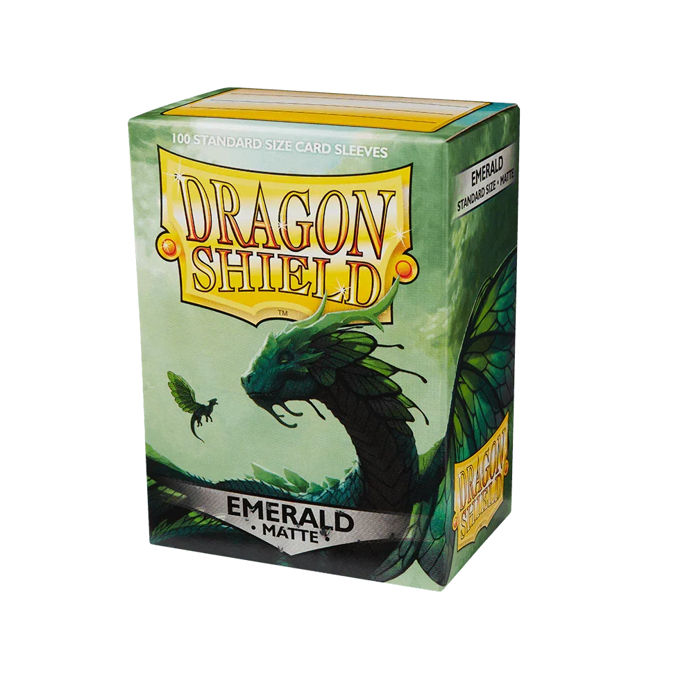 Dragon Shield - Matte Sleeves - Standard Size - 100pk - Emerald