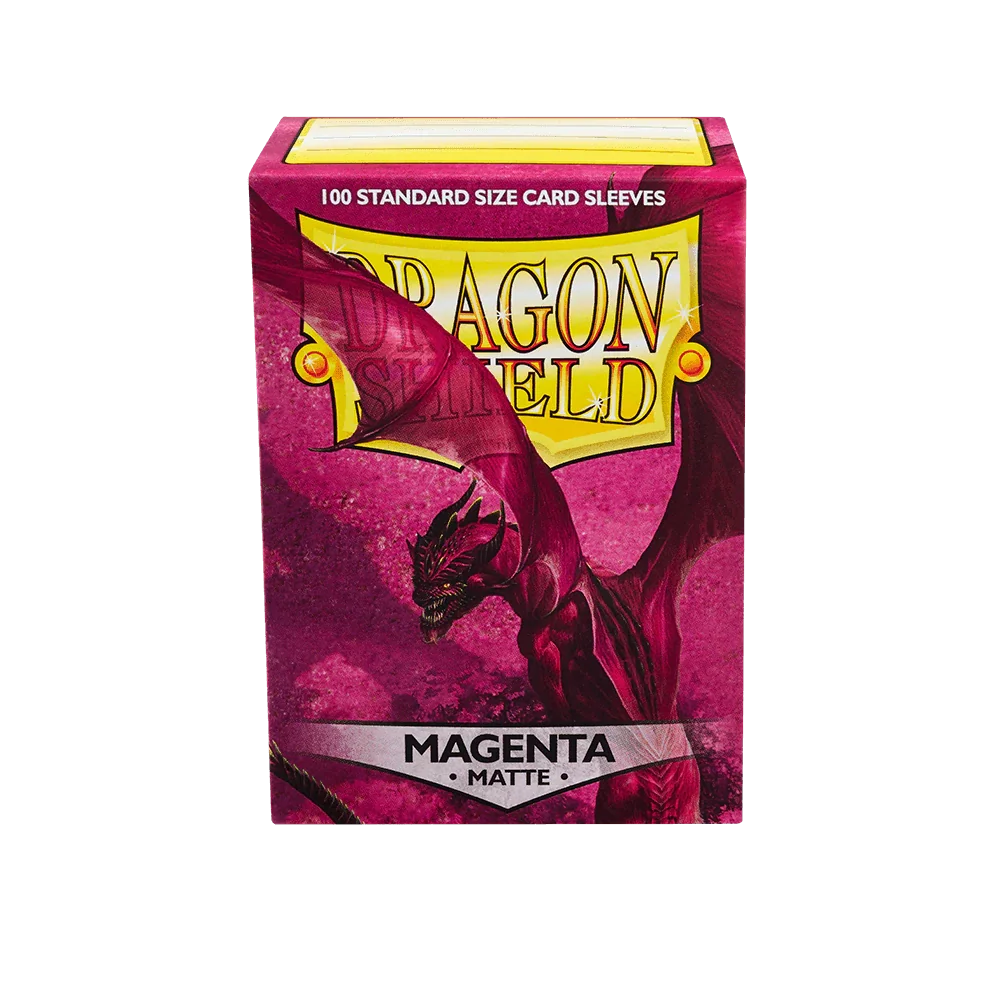 Dragon Shield - Matte Sleeves - Standard Size - 100pk - Magenta
