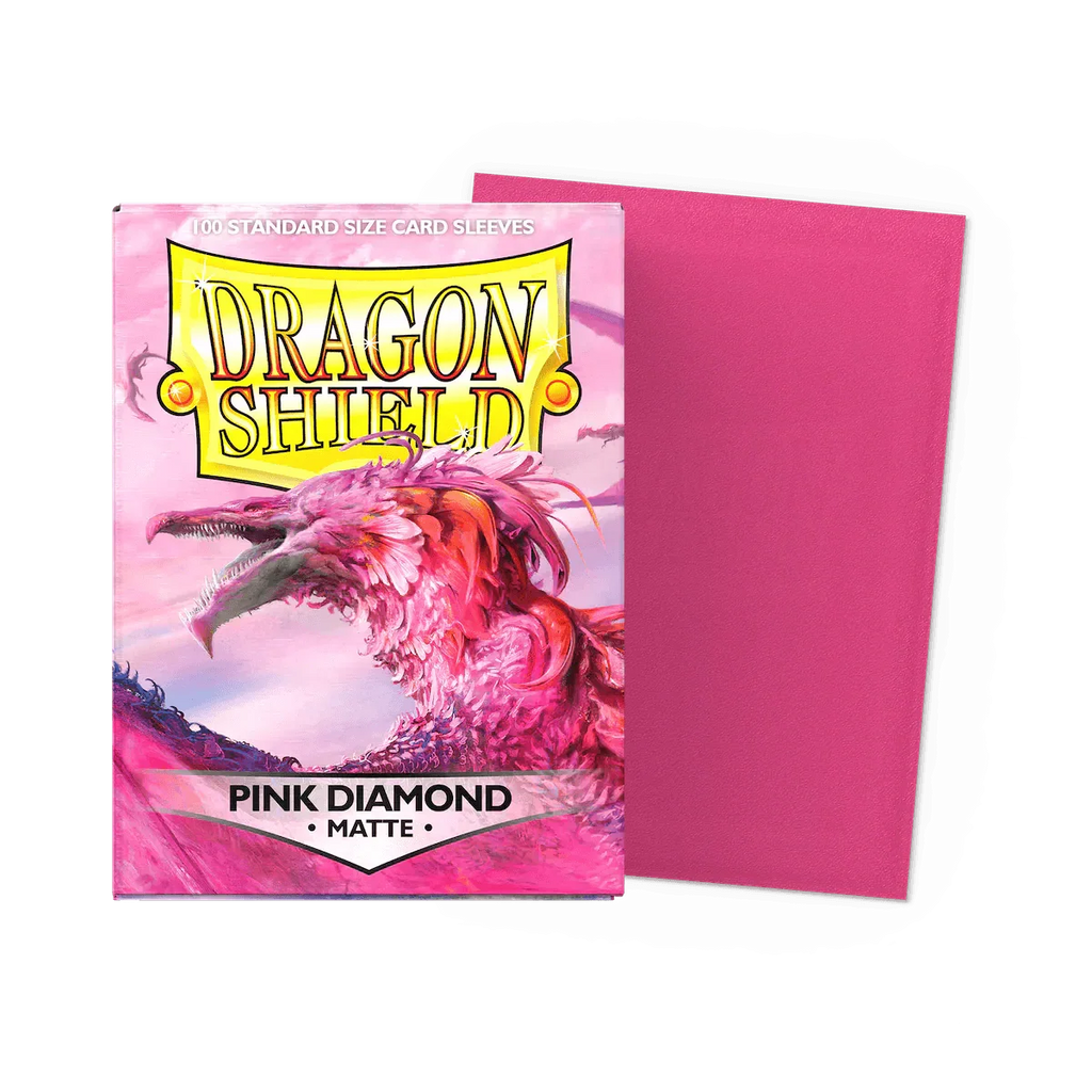 Dragon Shield - Matte Sleeves - Standard Size - 100pk - Pink Diamond