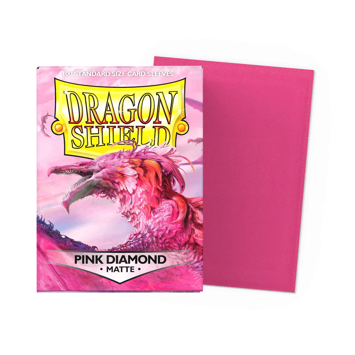 Dragon Shield - Matte Sleeves - Standard Size - 100pk - Pink Diamond