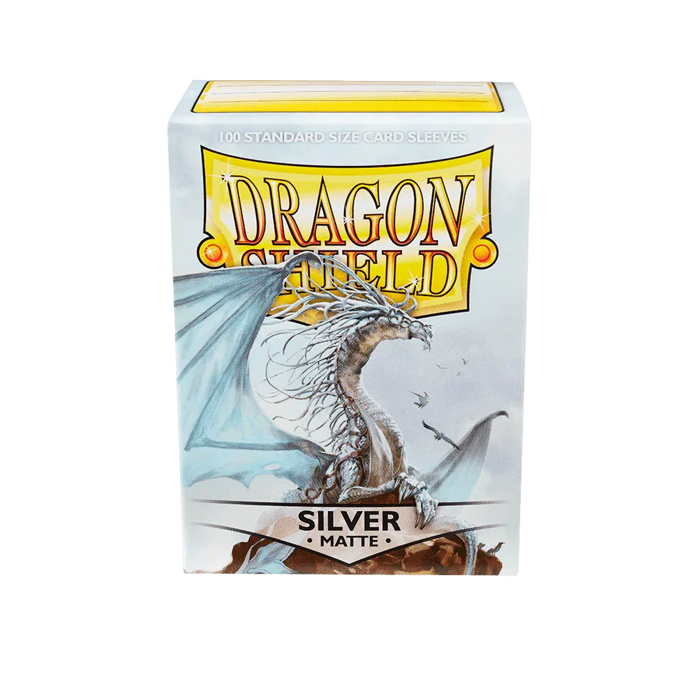 Dragon Shield - Matte Sleeves - Standard Size - 100pk - Silver
