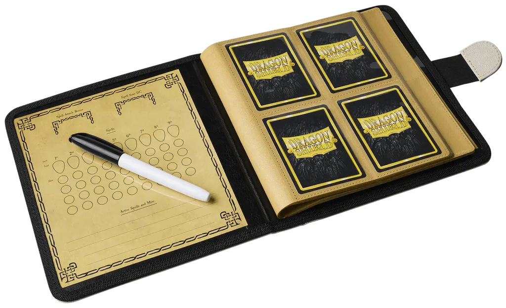 Dragon Shield - Spell Codex - Ashen White