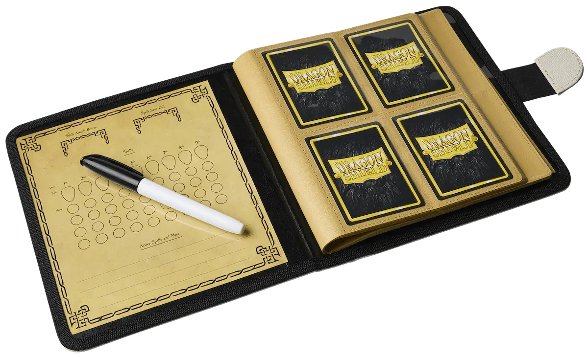 Dragon Shield - Spell Codex - Ashen White