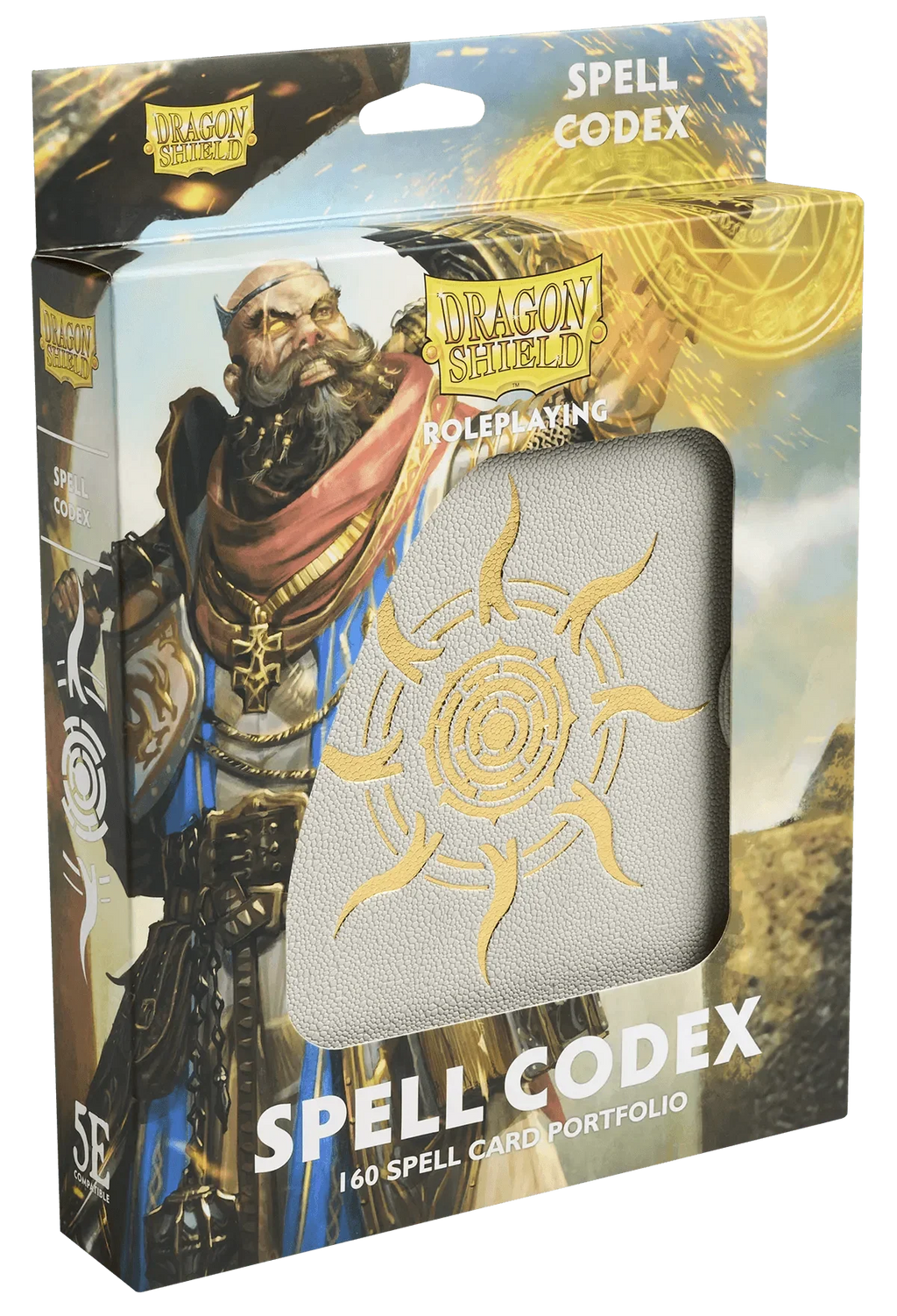 Dragon Shield - Spell Codex - Ashen White