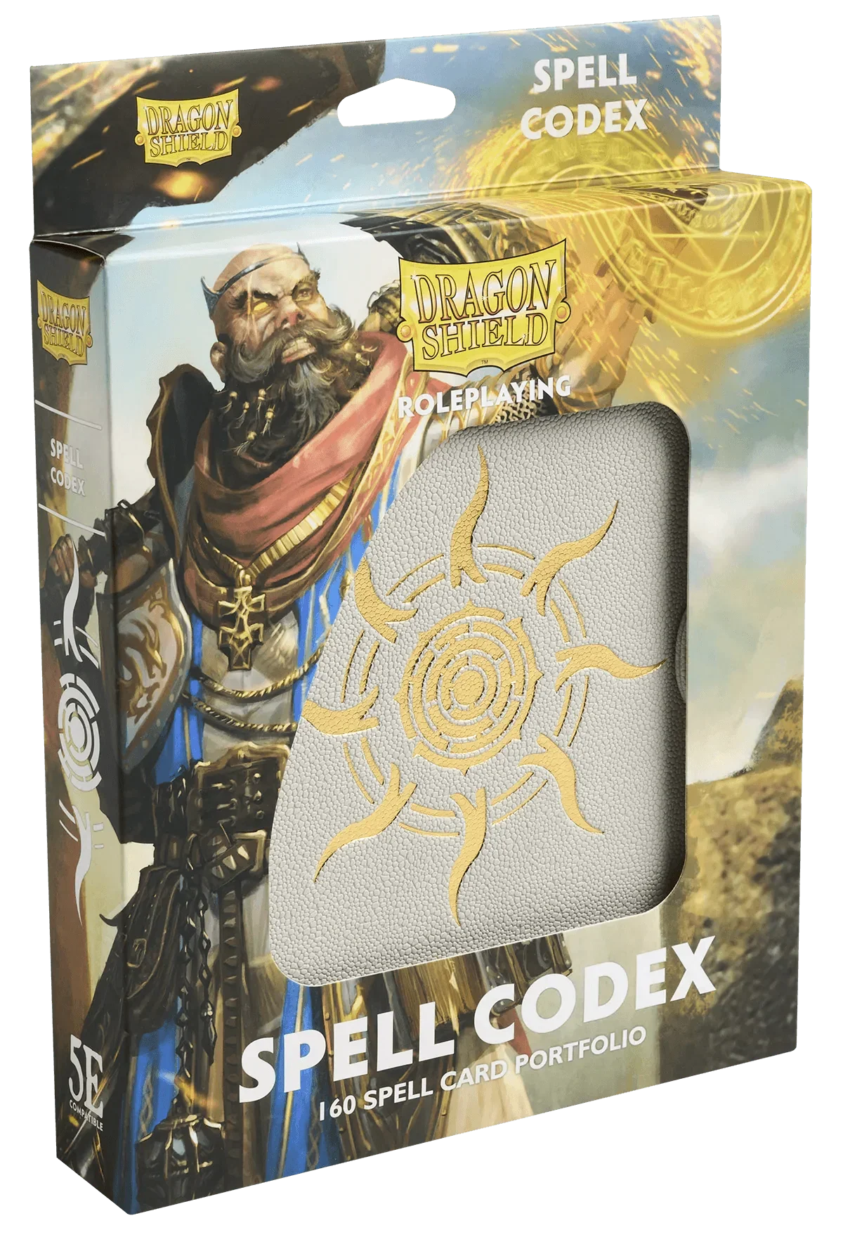 Dragon Shield - Spell Codex - Ashen White
