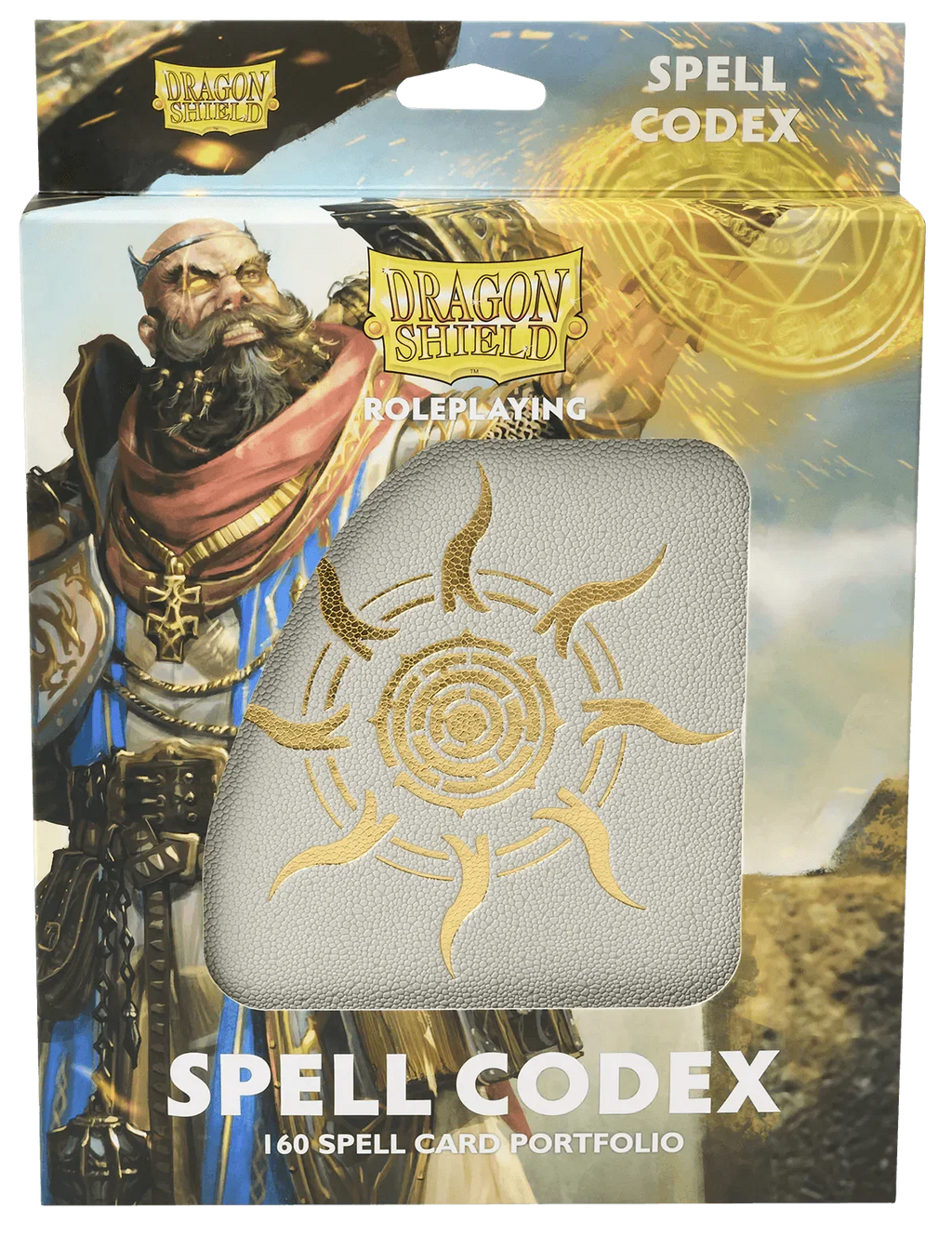 Dragon Shield - Spell Codex - Ashen White