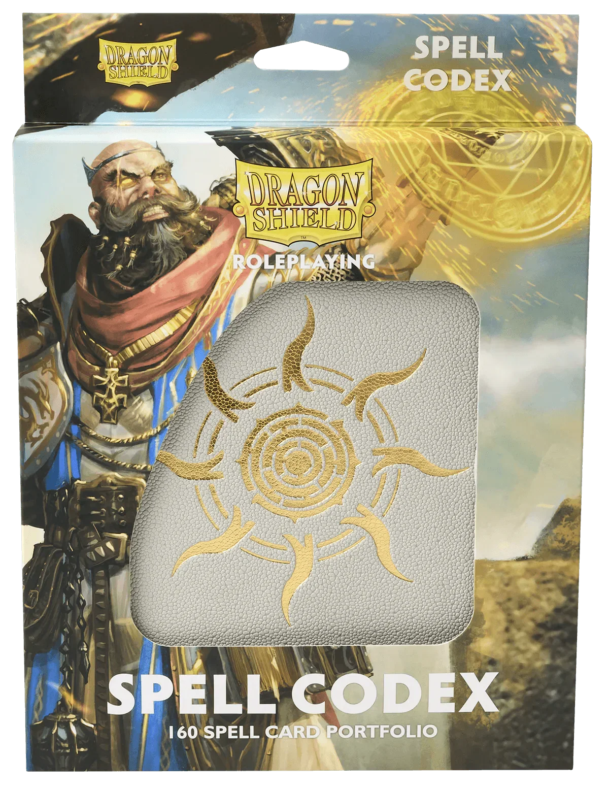 Dragon Shield - Spell Codex - Ashen White