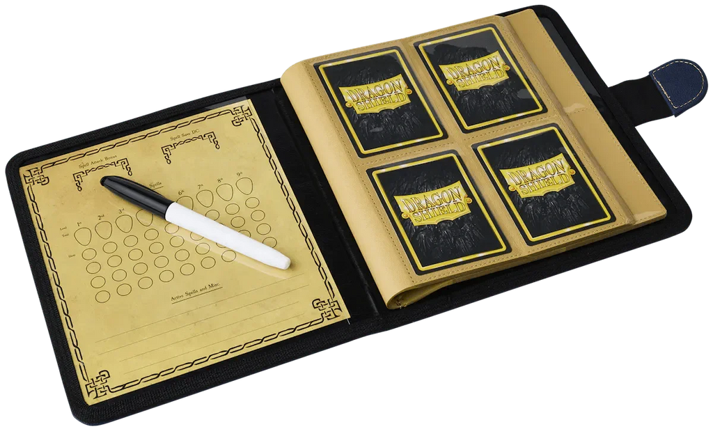 Dragon Shield - Spell Codex - Midnight Blue