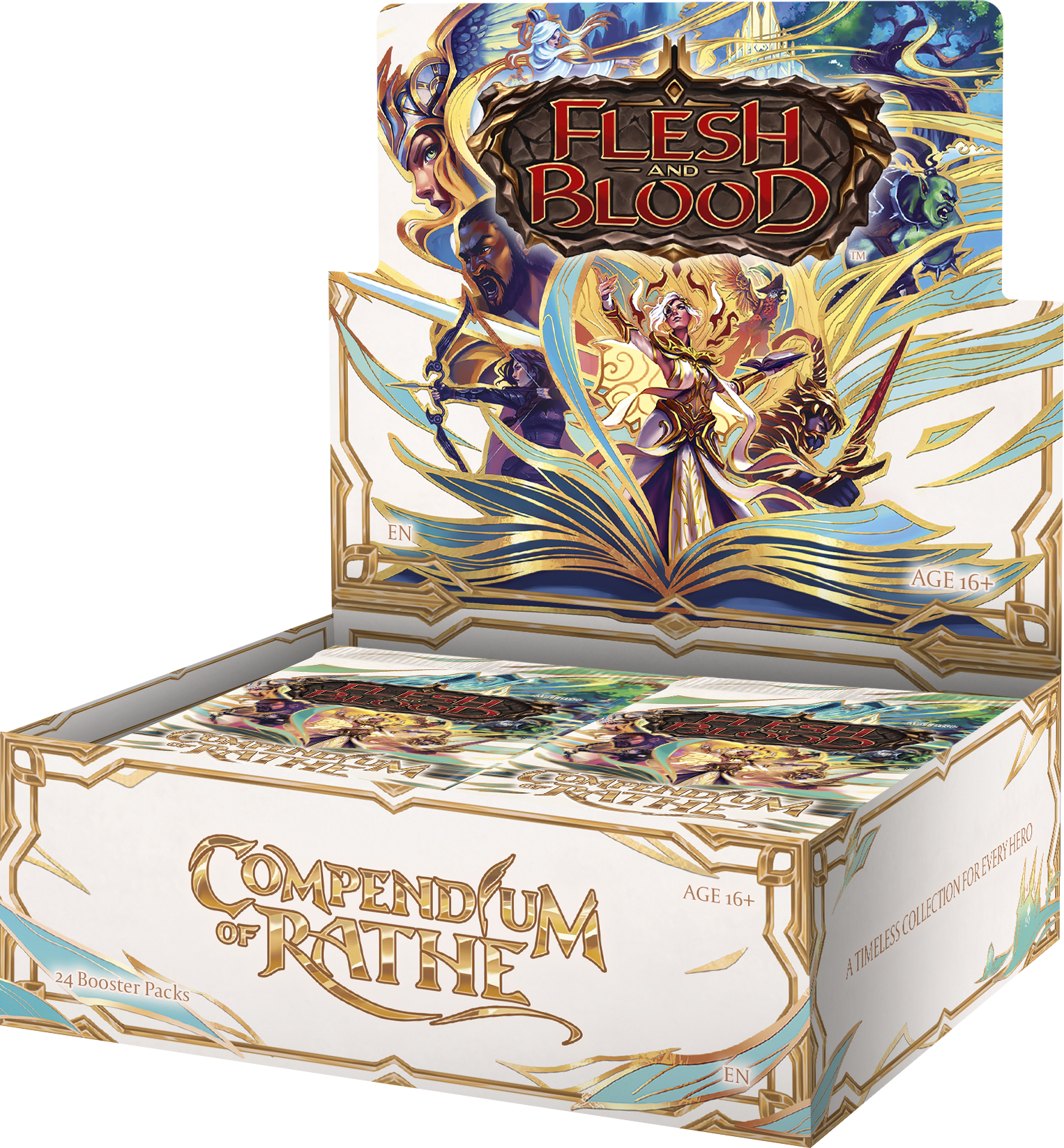 Flesh and Blood TCG - Compendium of Rathe - Display Case (4x Booster Boxes)