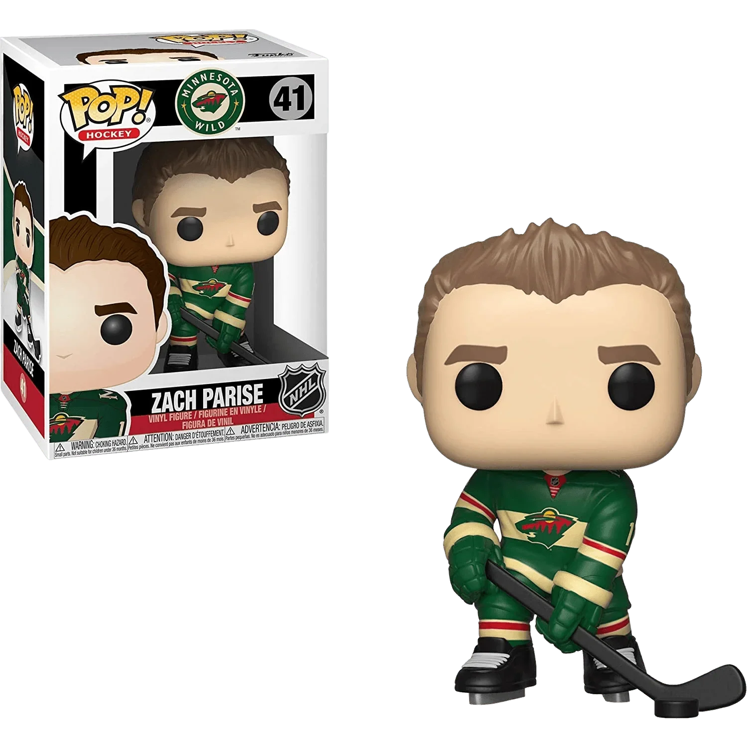 Funko Pop! Vinyl - NHL - Zach Parise (Minnesota Wild) - #41