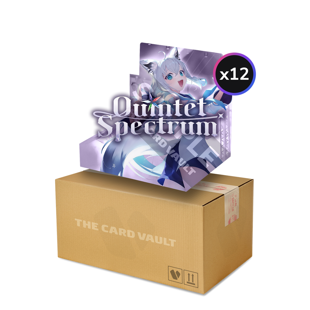 hololive Official Card Game - Quintet Spectrum - Display Case (12x Booster Boxes)