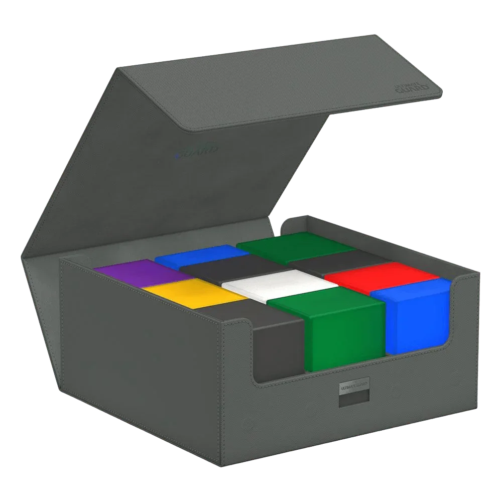 Ultimate Guard - Treasurehive XenoSkin - 90+ Magnetic Card Case - Monocolor Grey