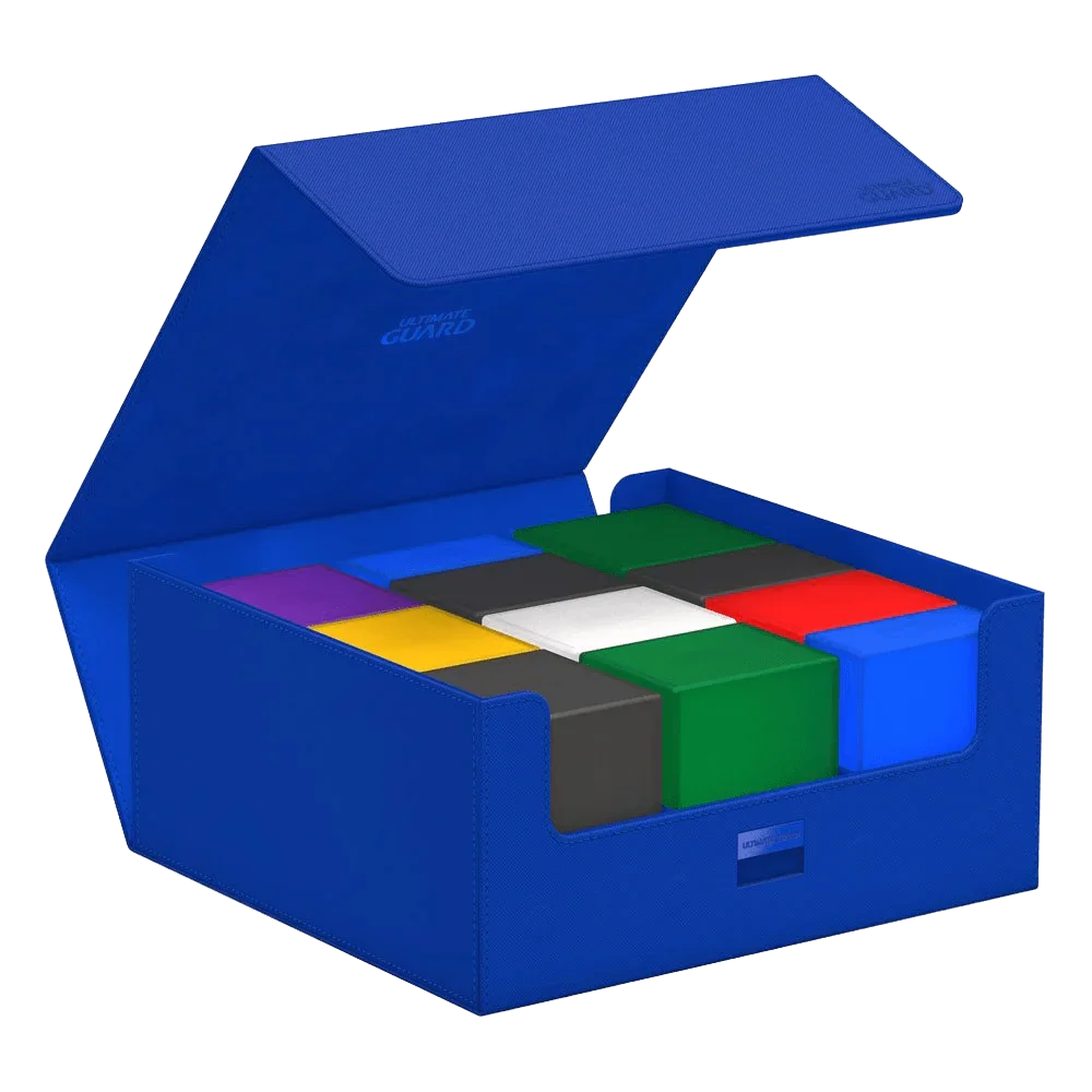 Ultimate Guard - Treasurehive XenoSkin - 90+ Magnetic Card Case - Monocolor Blue