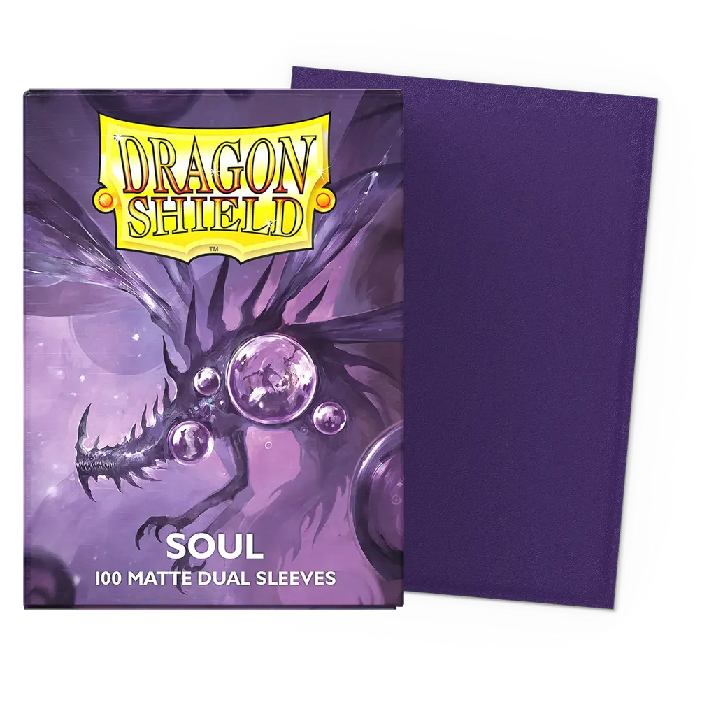 Dragon Shield - Dual Matte Sleeves - Standard Size - 100pk - Metallic Soul Purple Limited Edition