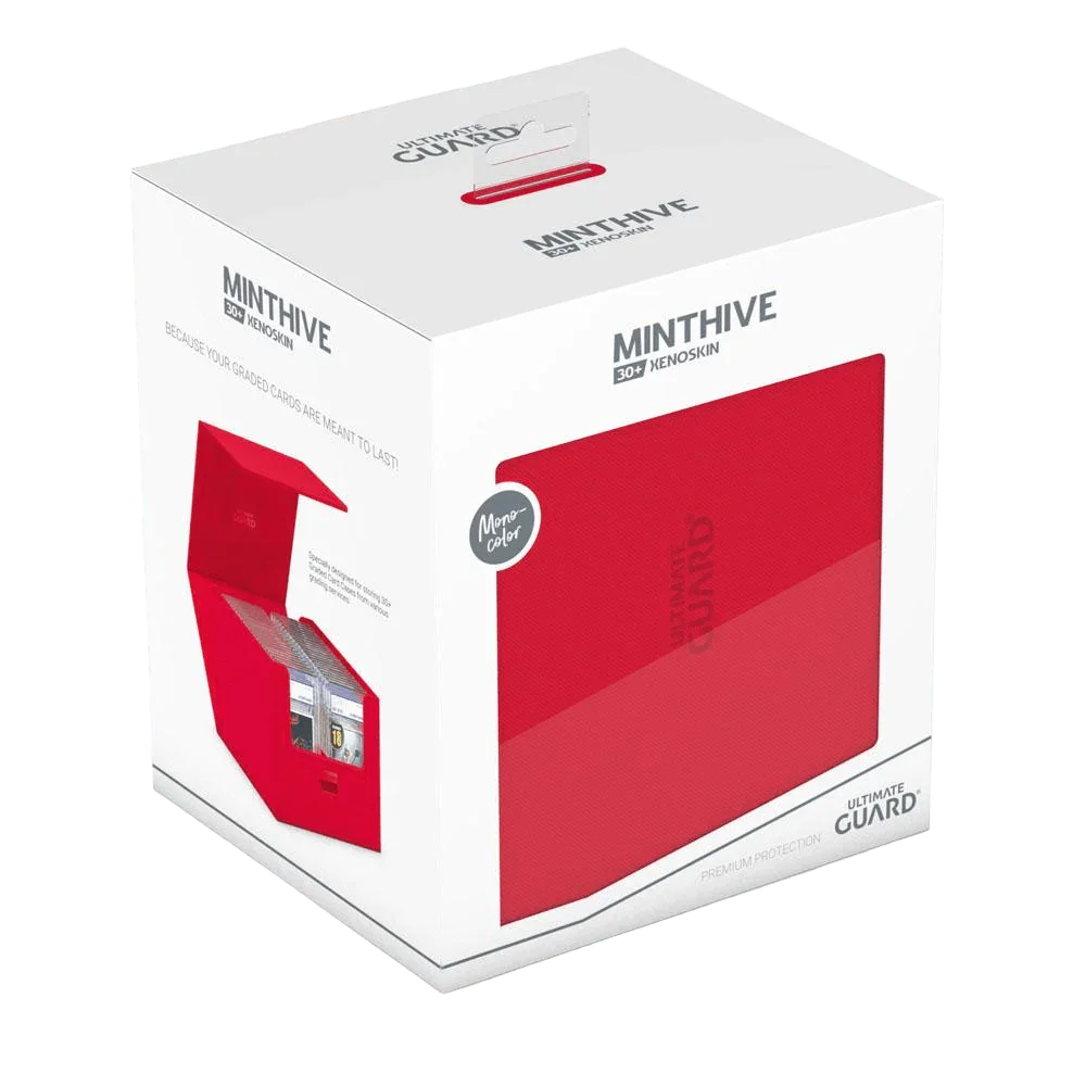 Ultimate Guard - Minthive XenoSkin - 30+ Graded Card Case - Red