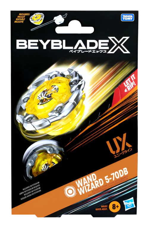 Beyblade X - UX Starter Pack Top and Launcher - Wand Wizard 5-70DB