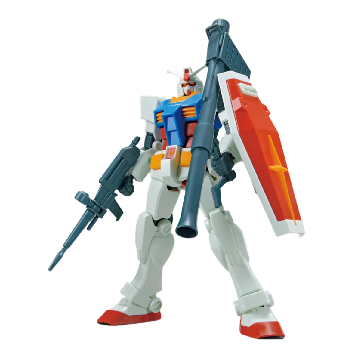 Bandai - Gunpla - EG 1/144 - Mobile Suit Gundam - RX-78-2 Gundam (Full Weapon Set)