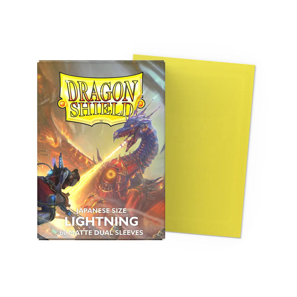 Dragon Shield - Dual Matte Sleeves - Japanese Size - 60pk - Lightning