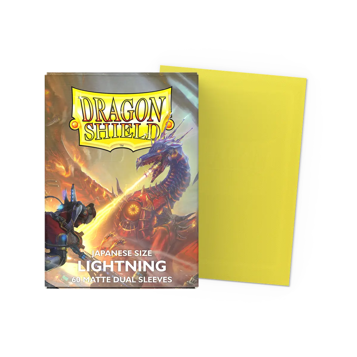 Dragon Shield - Dual Matte Sleeves - Japanese Size - 60pk - Lightning