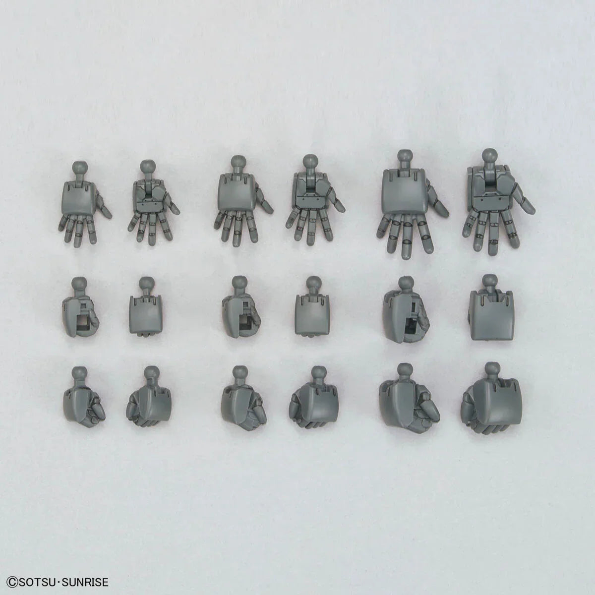 Bandai - Gunpla - Option Parts Set 1/144 - Gundam Build Divers - Gunpla 04 (Build Hands Round)