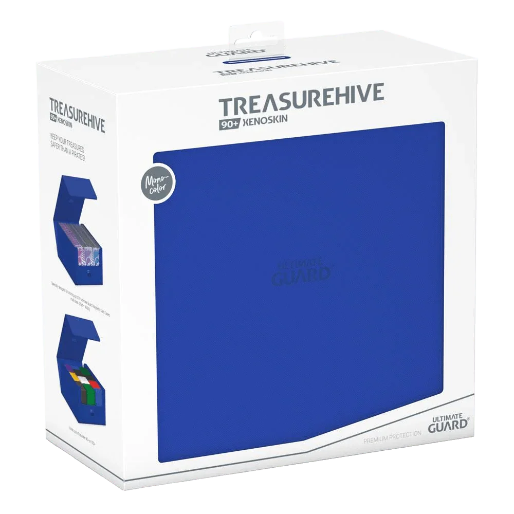 Ultimate Guard - Treasurehive XenoSkin - 90+ Magnetic Card Case - Monocolor Blue