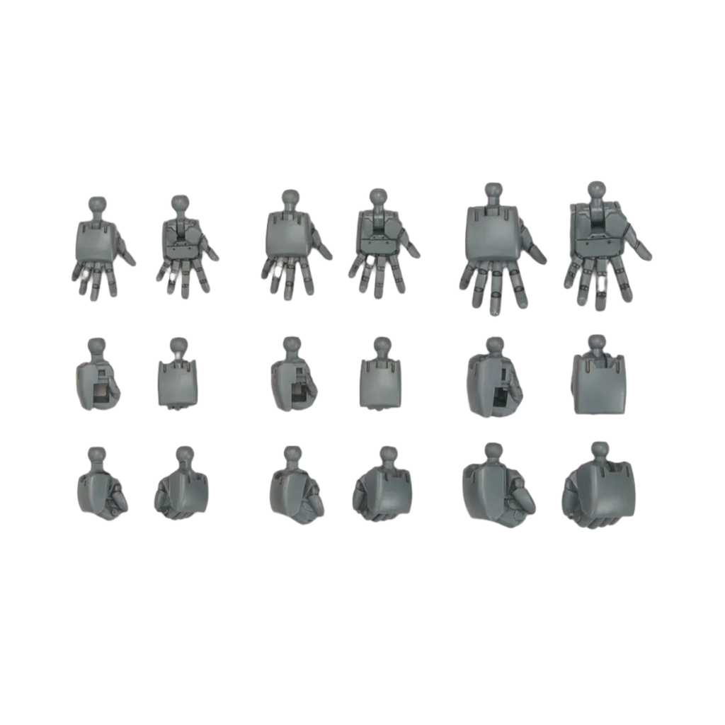 Bandai - Gunpla - Option Parts Set 1/144 - Gundam Build Divers - Gunpla 04 (Build Hands Round)
