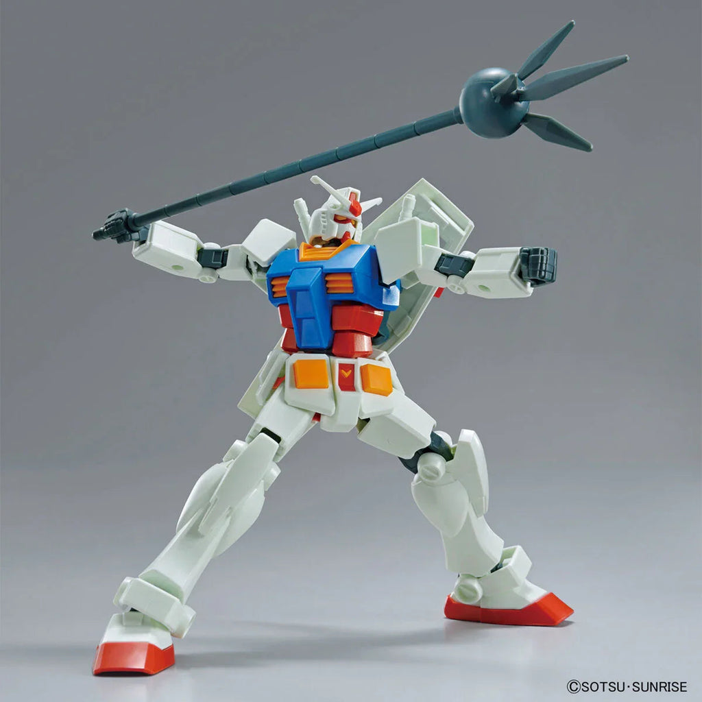 Bandai - Gunpla - EG 1/144 - Mobile Suit Gundam - RX-78-2 Gundam (Full Weapon Set)