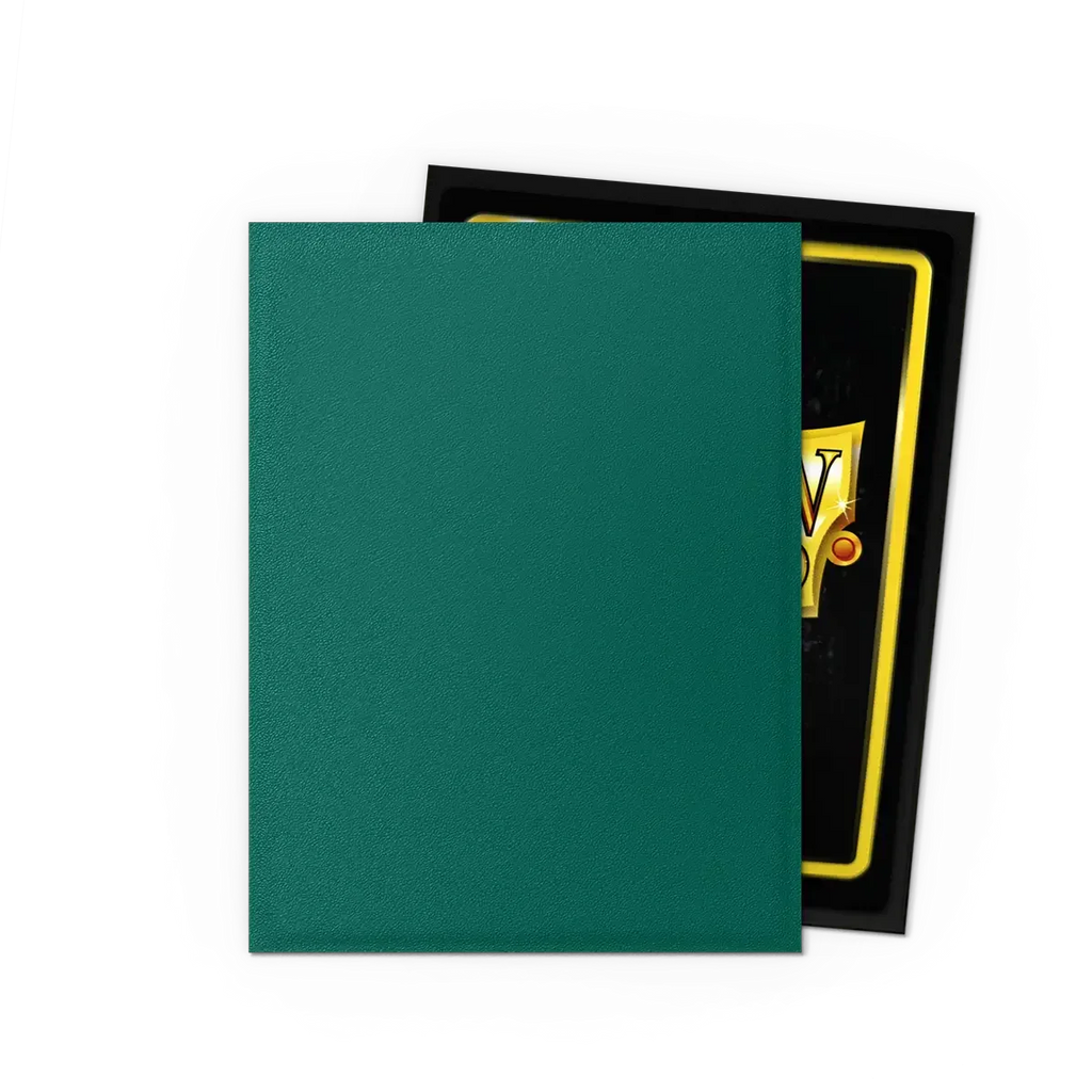 Dragon Shield - Dual Matte Sleeves - Standard Size - 100pk - Metallic Power Green Limited Edition